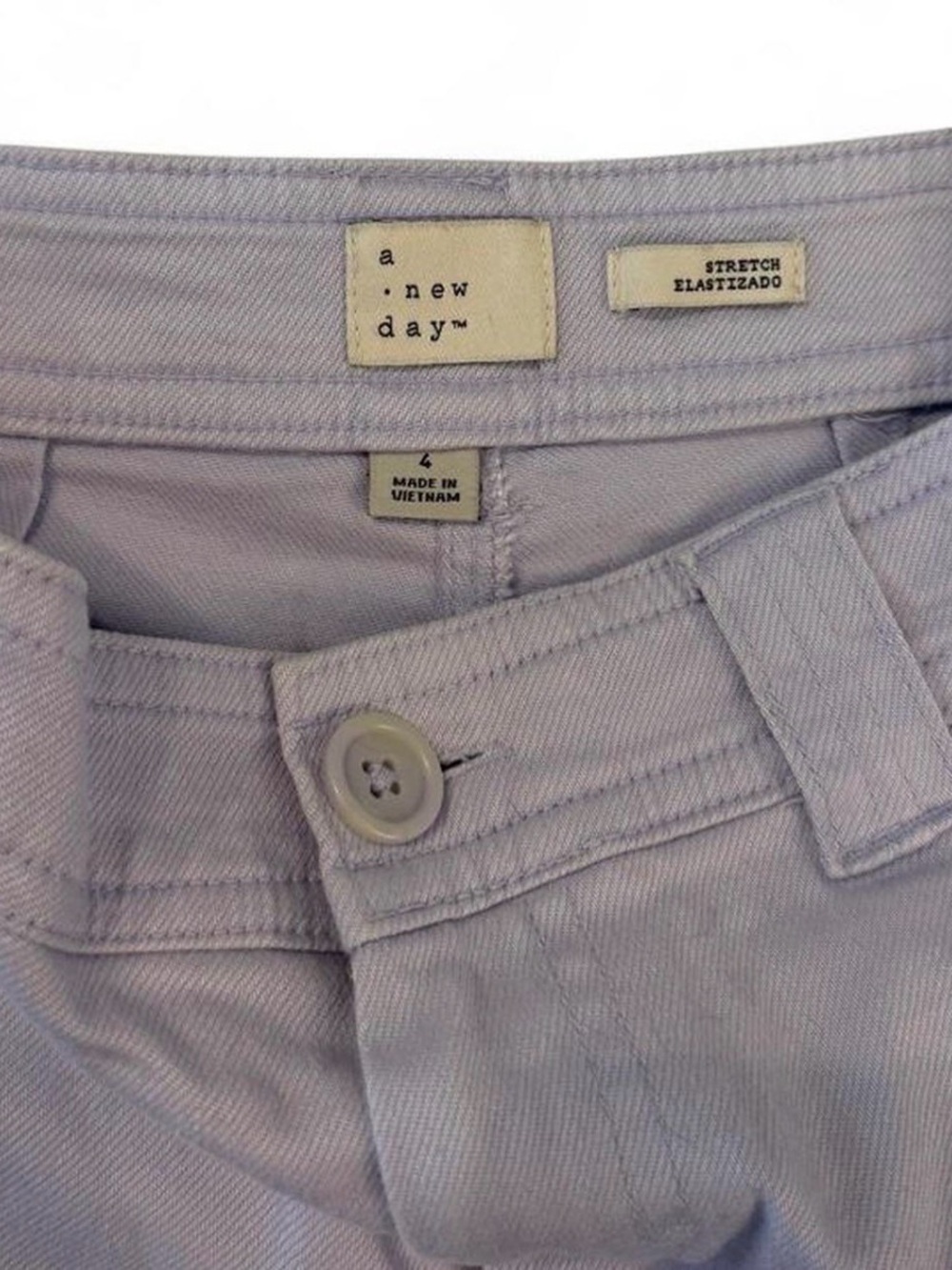 A New Day Cropped Pant in Light Lavender - Picture 2 of 3